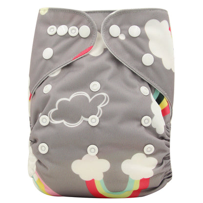 Washable Baby Cloth Diaper Breathable Diaper Pants 0-3 Years Old Baby Adjustable Diaper Leak-proof Diaper