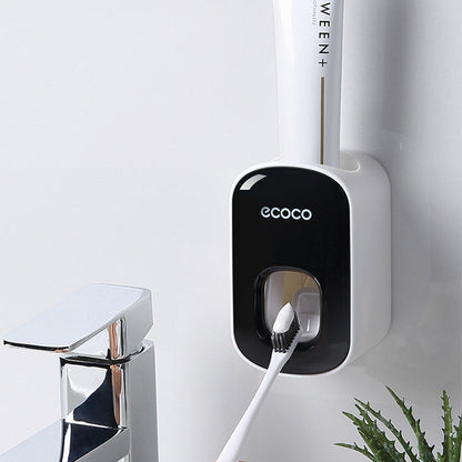 Wall Mounted Automatic Toothpaste Dispenser Set