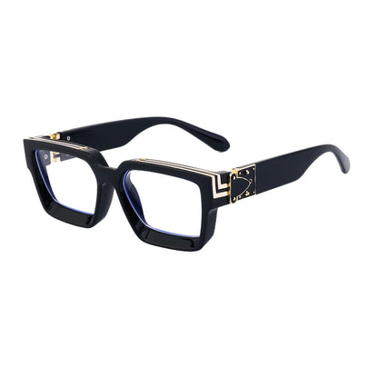 Millionaire Same Style Sunglasses For Men, Fashionable Internet Celebrity Sunglasses For Women, High-End Glasses, Square Frame Sunglasses, Cross-Border