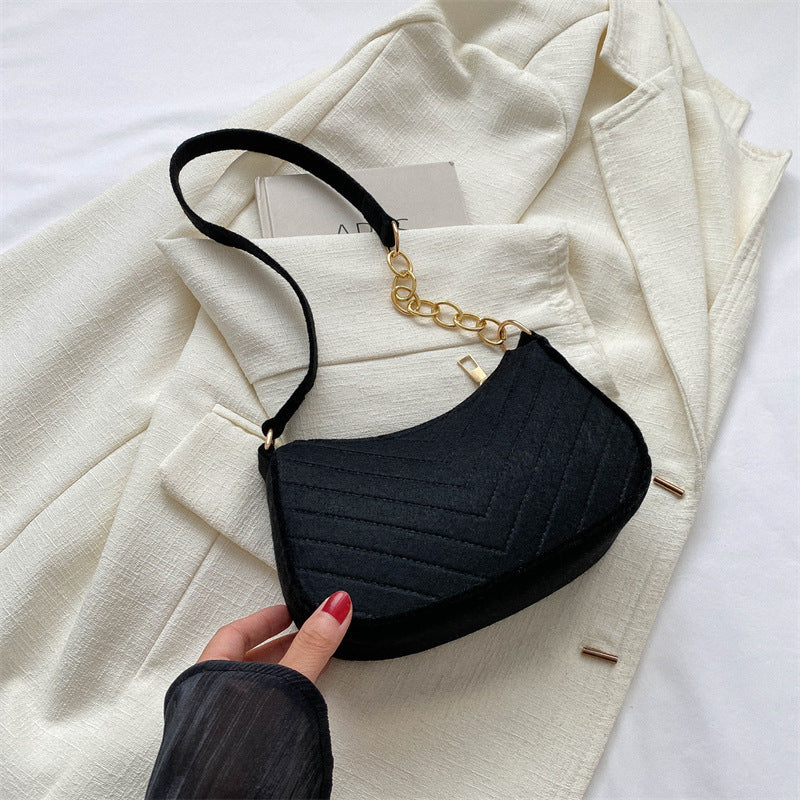 Vintage Felt Crossbody Bag Shoulder Bag Felt Bag For Women