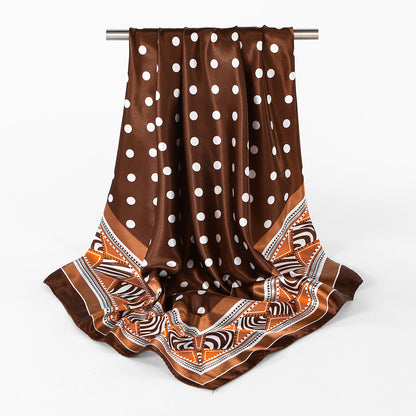 Simulation Silk Professional Decorative Headscarf Shawl