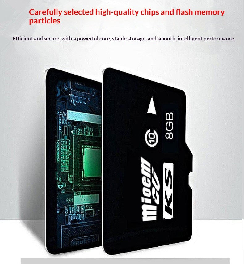 Memory Card For A Mobile Phone Controlled Dashcam
