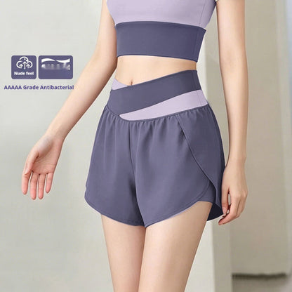 Sports Bra And High-waisted Tummy-control Shorts