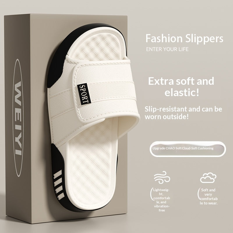 Plush-feel Slippers For Mendurable And Ideal For Summer Indoor Use