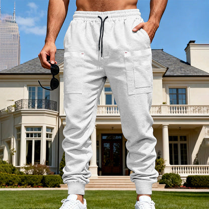 Mens Loose-fit Casual Breathable Pants