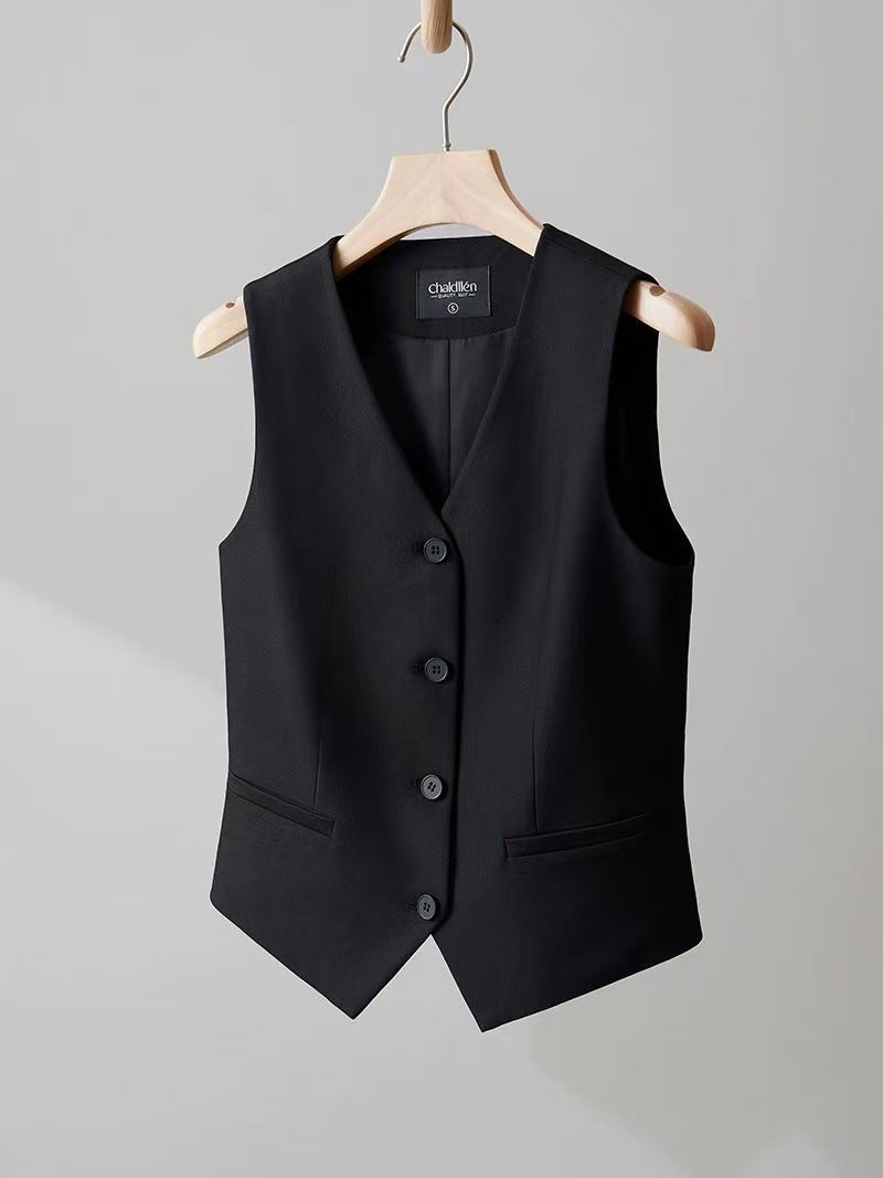 Fashionable Suit Vest Women's Top