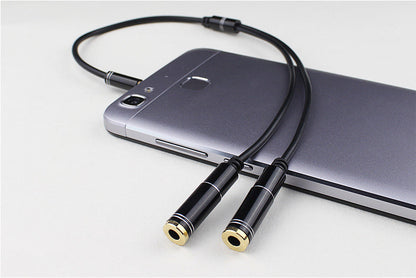 Laptop Headphone Microphone Headset 2-in-1 Adapter Cable