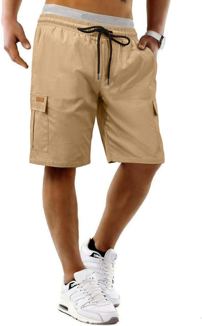 Casual Relaxed-fit Quick-drying Breathable Shorts With Multiple Pockets