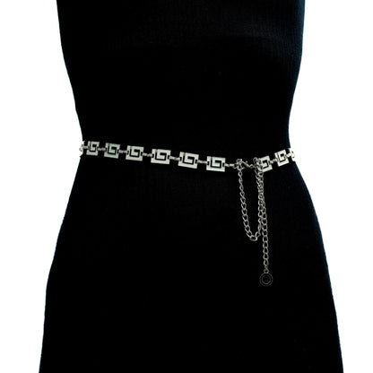 Womens New-style Fashionable Retro Versatile Metal Waist Chain Design