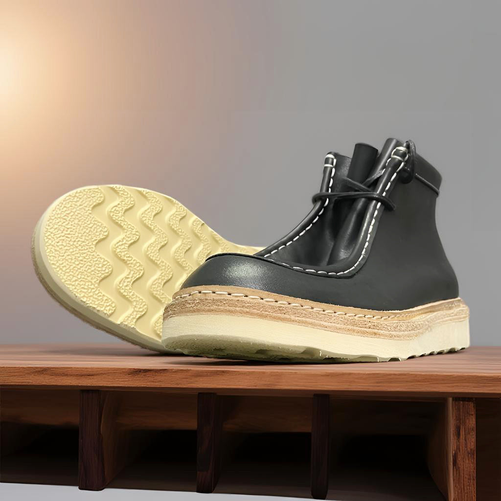 Washed Small Ami Khaki Martin Boots