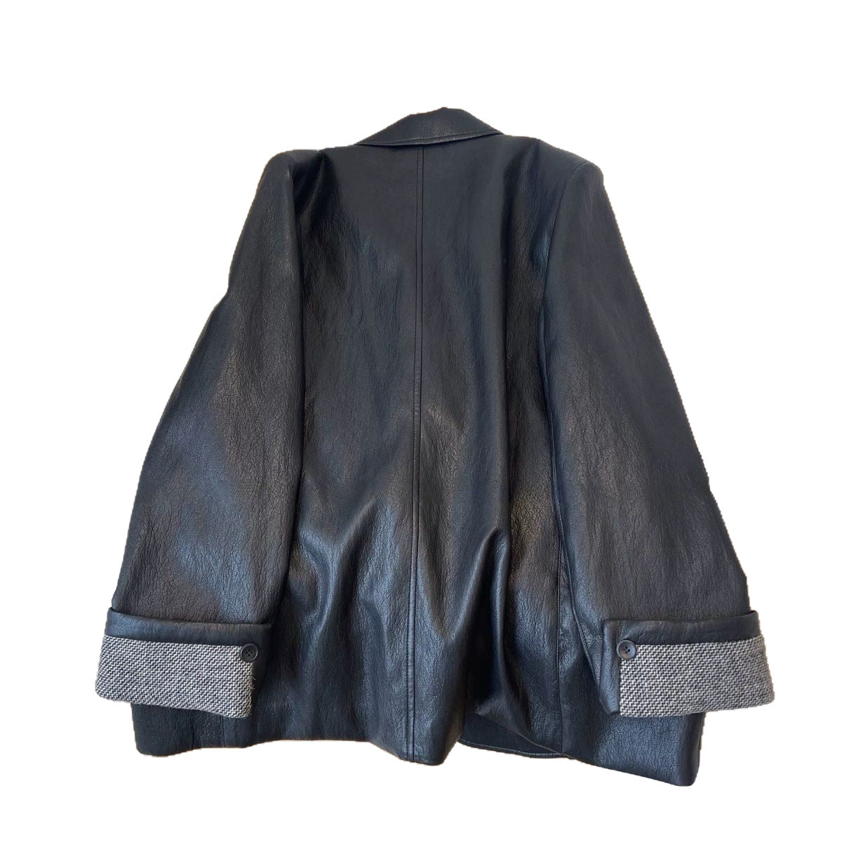 Korean-style Fashionable Loose Leather Jacket Women's Top
