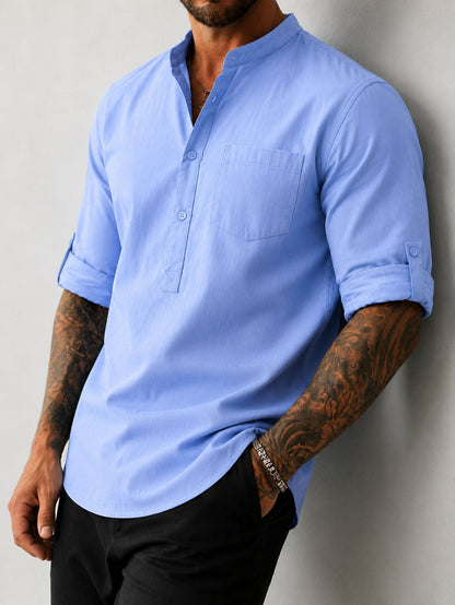 Men S 100 Cotton Mid Sleeve Shirt Built For The Outdoor Man