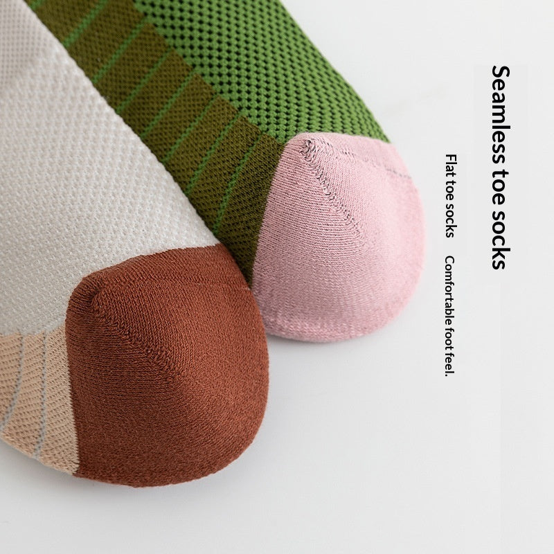Summer Chic Womens Stretch Compression Socks For Sports