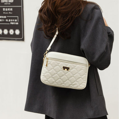 Fashionable Solid-Color Summer Shoulder Bag