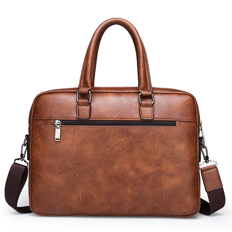 Mens Fashionable Shoulder And Crossbody Business Bag