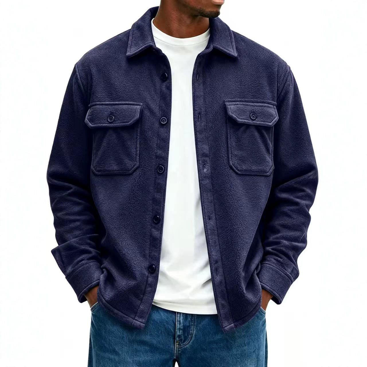 Men's Casual Loose-fit Jacket Coat