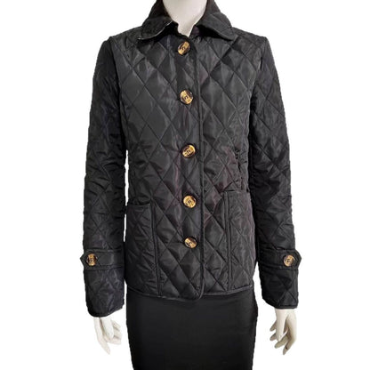 Women's Slim-Fit Diamond-Quilted Cotton Padded Jacket