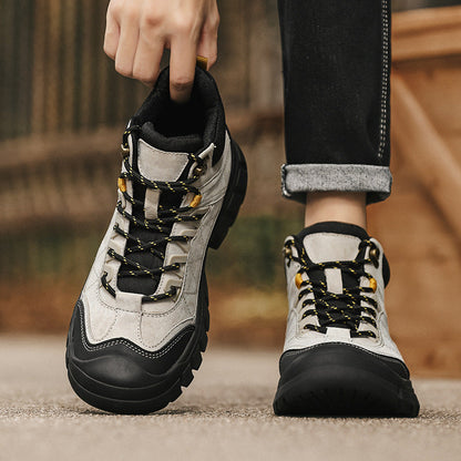 Mens Shoes Autumn Winter New High-Top Hiking And Mountaineering Boots