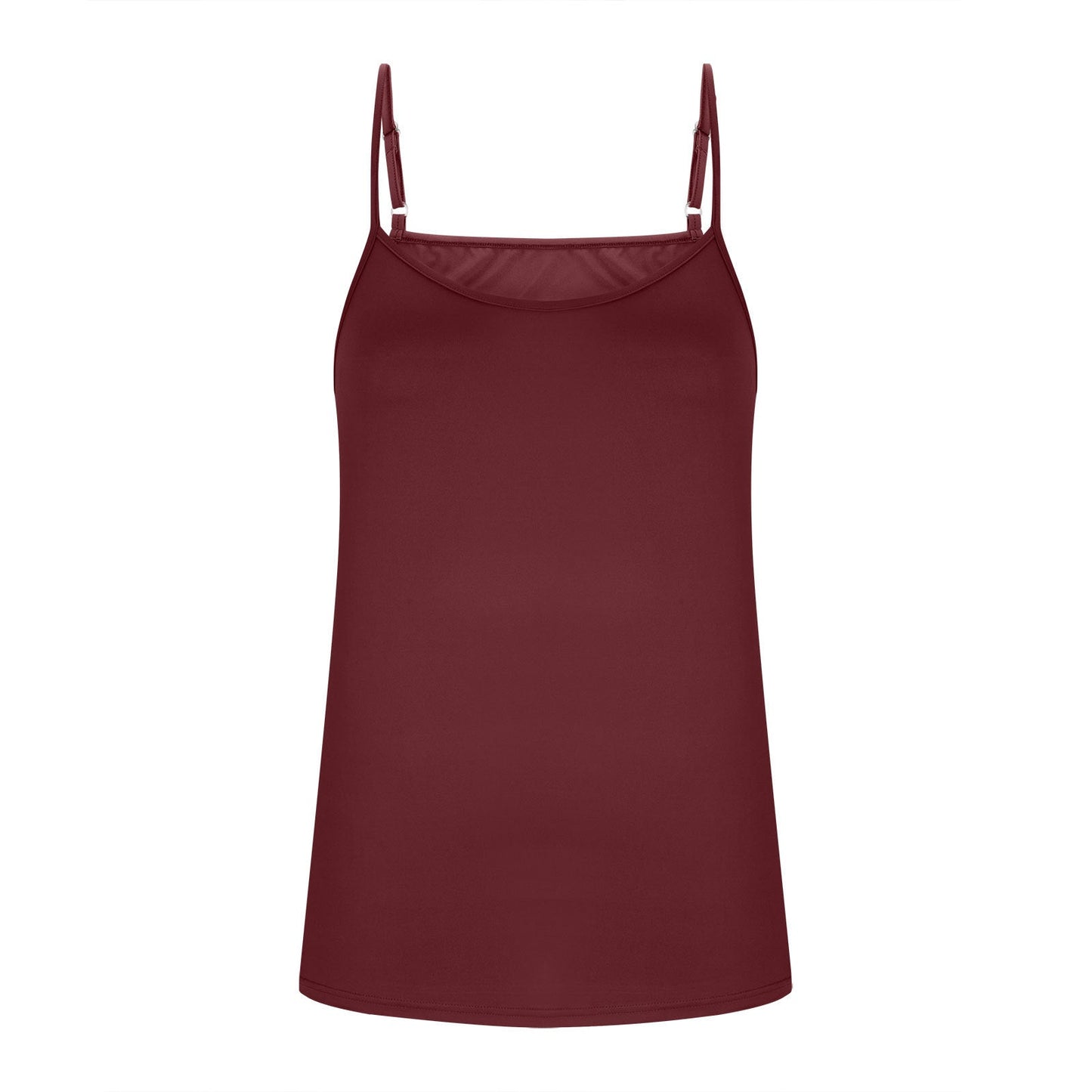 2025 Cross-border Europe And America Amazon New Summer Women's Milk Silk V-neck Adjustable Thin Shoulder Strap Vest Women