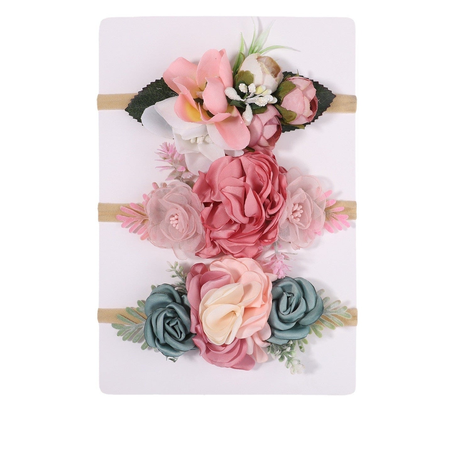 Nylon Fine Hair Band Girls' Headdress Flower