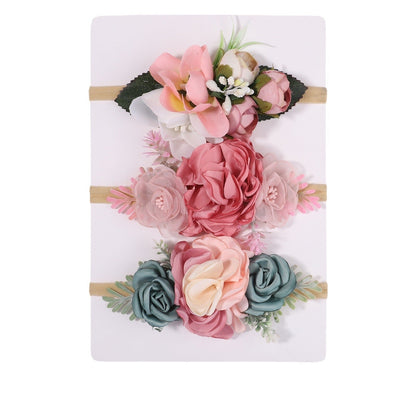 Nylon Fine Hair Band Girls' Headdress Flower