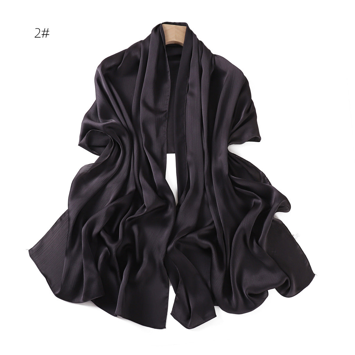 Solid-color Womens Summer Shawl Sunscreen Scarf