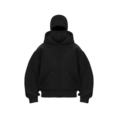 Men's And Women's Double-headed Zipper Hoodie