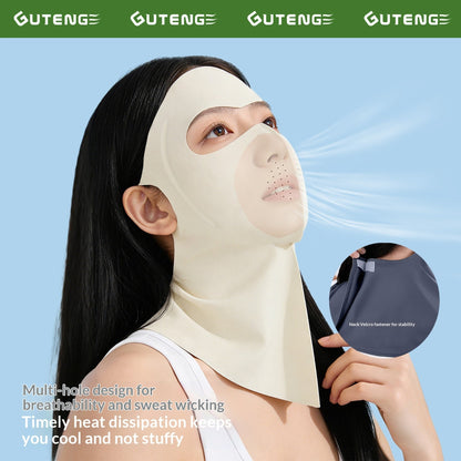 Summer Ice Silk Sun-Protective Face Mask For Women