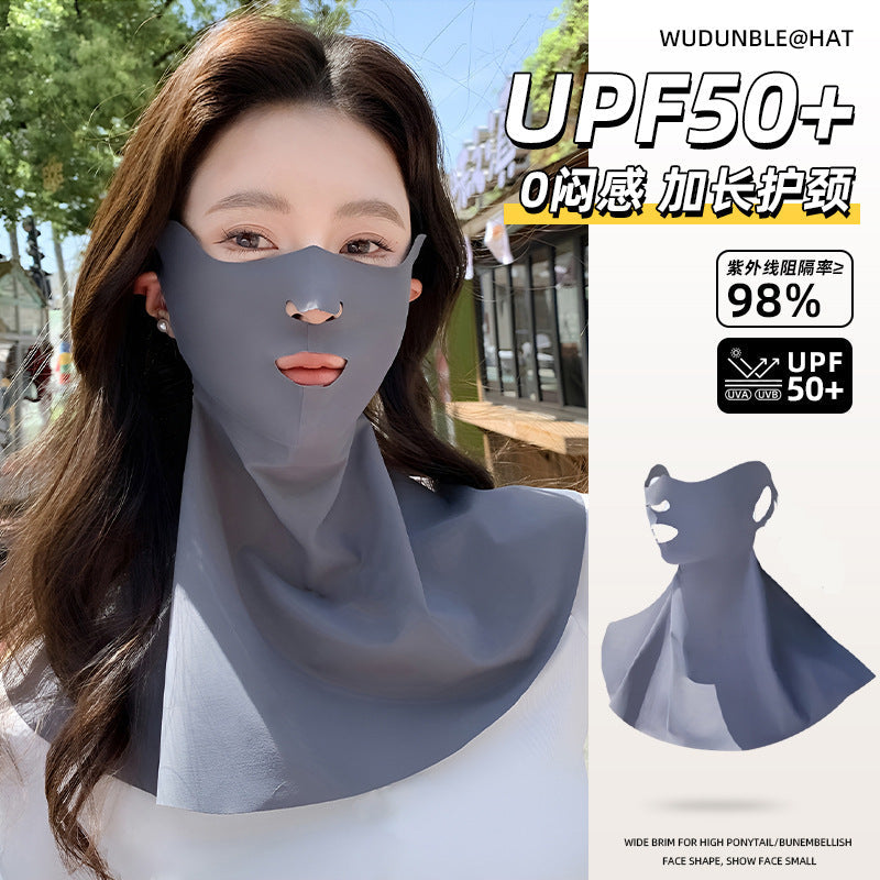 Sun-protective Face Mask For Women Full-face Coverage UV Protection