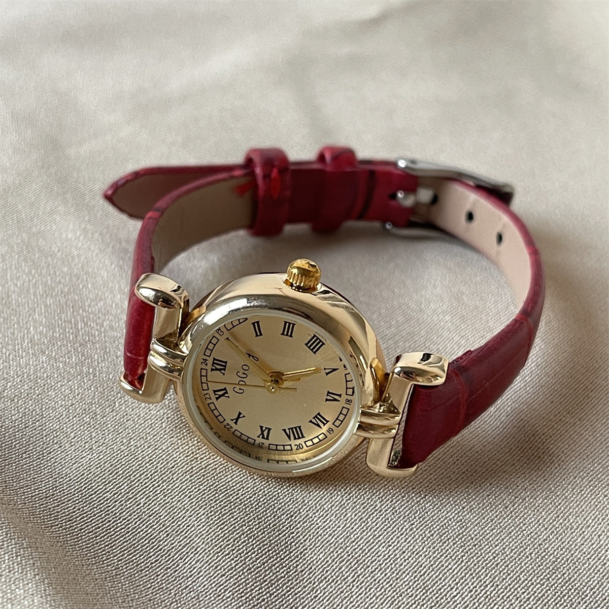 New Mini Brown Watch Vintage-style Light Luxury Niche For Women