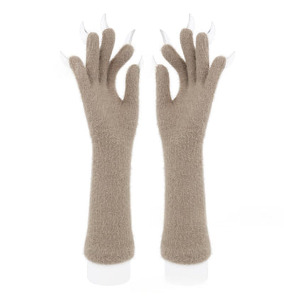 Halloween Silicone Meat Mat Long Gloves