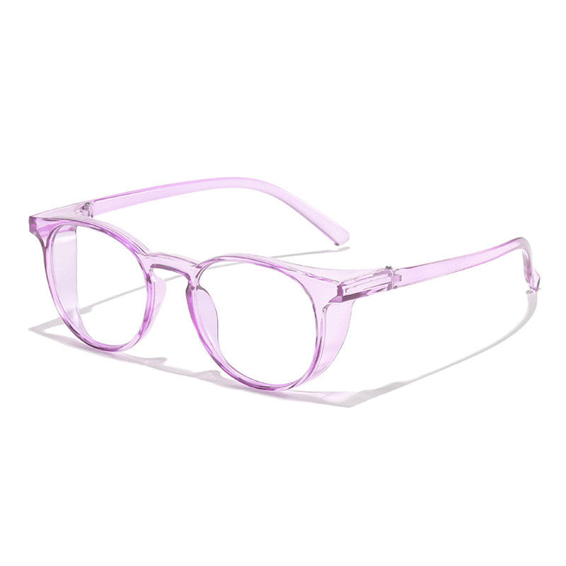 Retro Color-changing Anti-blue Light Glasses Anti-wind And Sand Droplets Myopia Frame