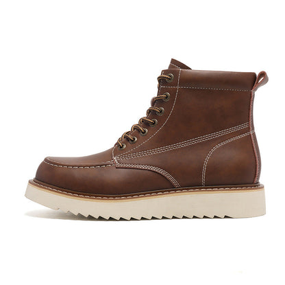 Lace-up Rubber-soled New Mens Boots