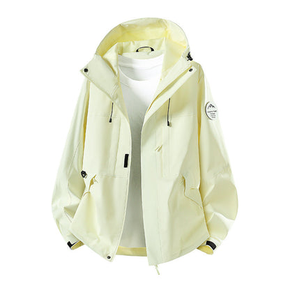 Dopamine Three-Proof Outdoor Couples Hardshell Jacket For Mountaineering