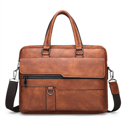 Mens Fashionable Shoulder And Crossbody Business Bag