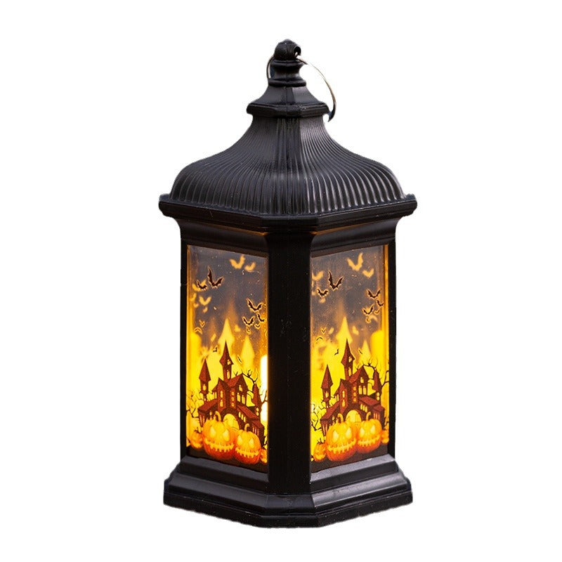 Halloween Decorations Children's Portable Pumpkin Lantern Halloween Ornaments Halloween Pendant Wind Lantern Props