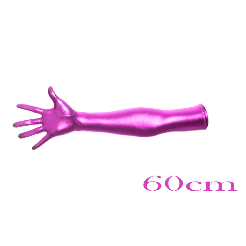High-gloss Gold Foil Stamping And Elbow-length Costume Gloves
