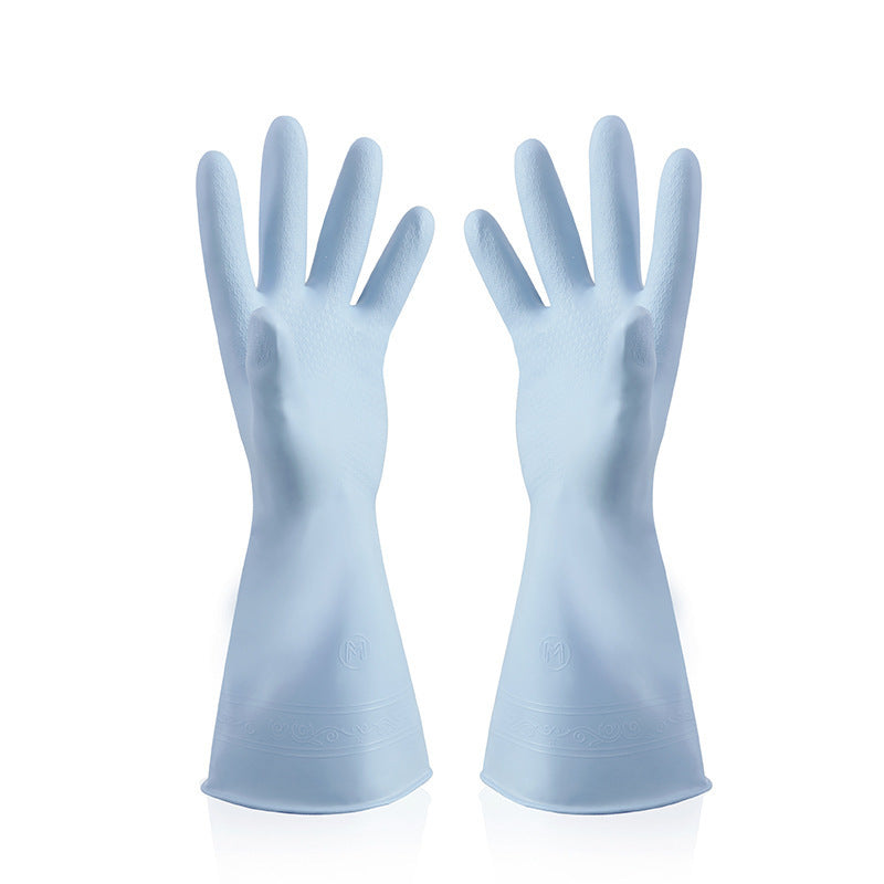 Rubber Waterproof Non-slip And Abrasion-resistant Household Cleaning Gloves