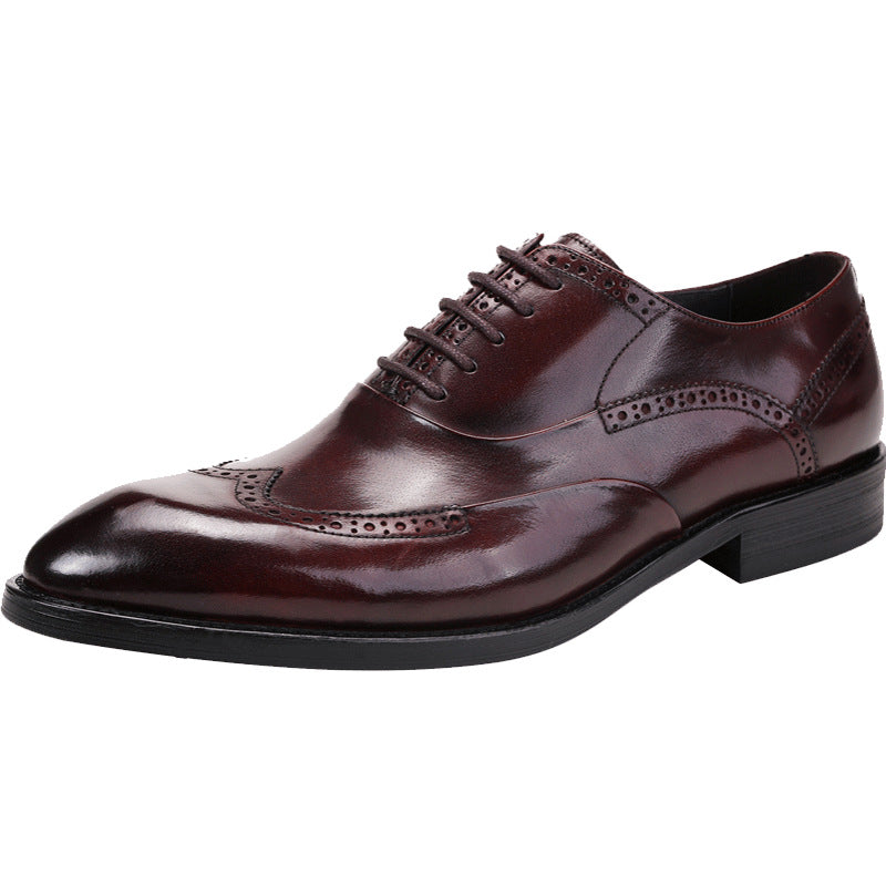 Men's Business Formal Pointed-Toe Oxford Shoes