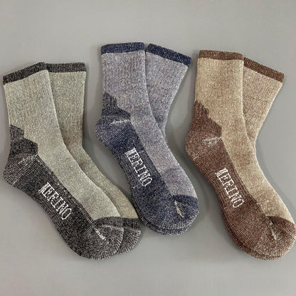 Wool Outdoor Hiking And Mountaineering Thickened Warm Ski Socks For Fall And Winter