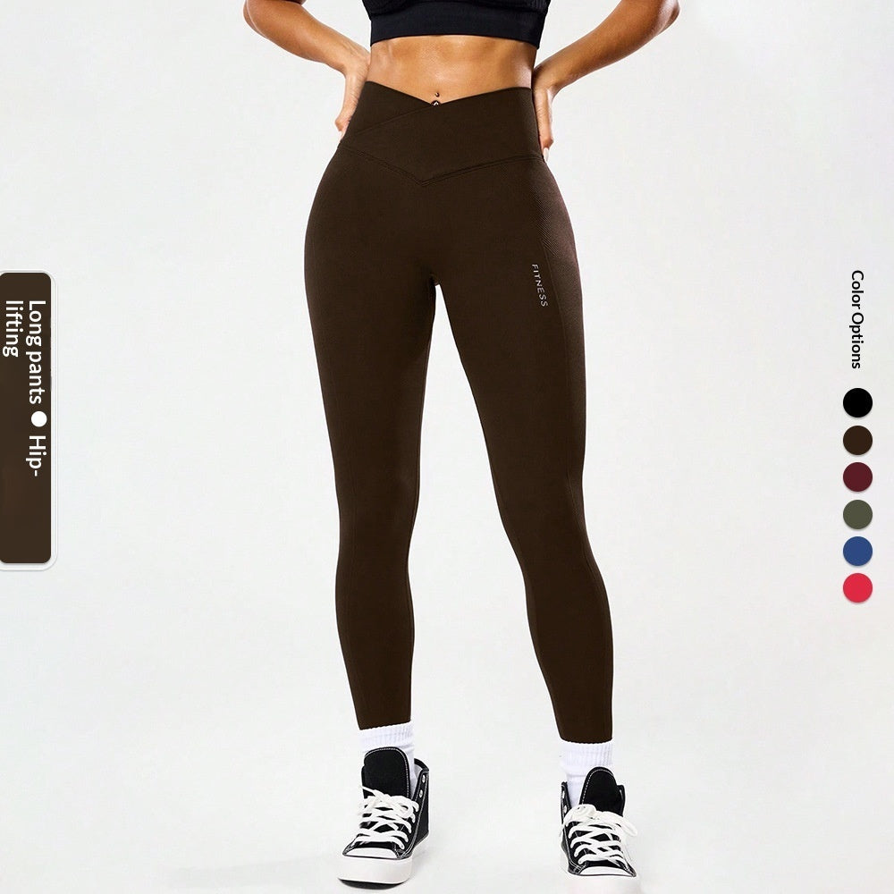 Womens Tight-Fitting Hip-Lifting Yoga Pants
