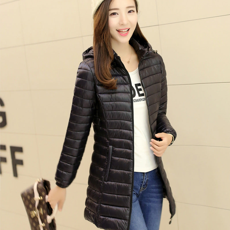 Womens Stylish Casual Slim-fit Cotton-padded Jacket