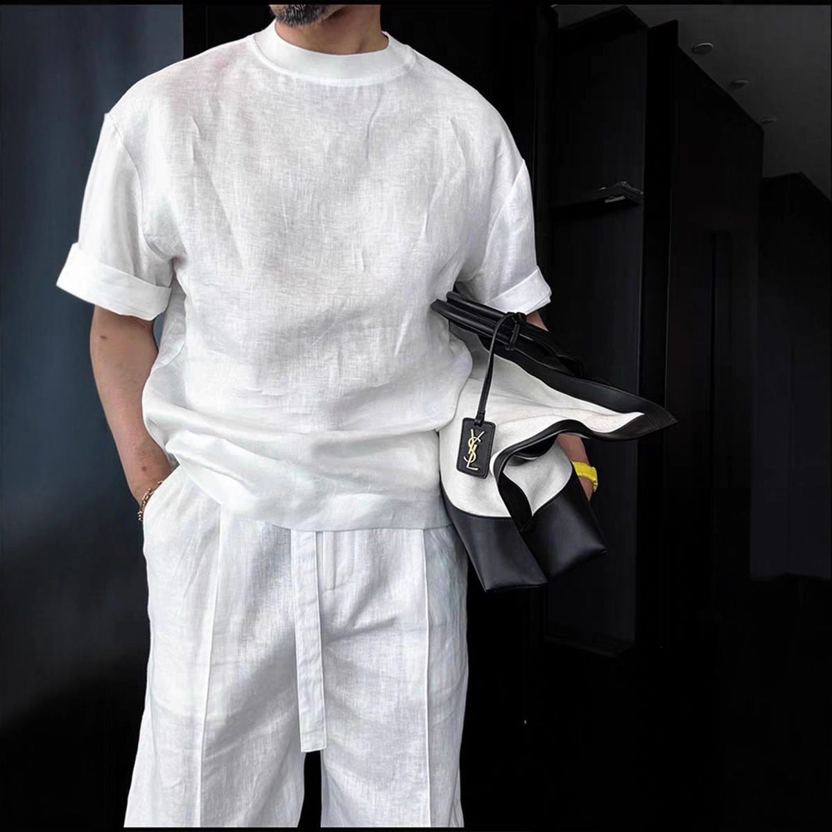 Linen Old Money Style Casual Suit For Men