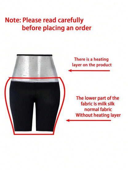 Plus Size Sauna Sweat Shorts For Women Slimming Compression Workout Thermo Waist Trainer Slimming Leggings Pants Body Shaper