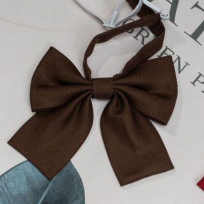 Solid Color Knot Free Student Uniform Tie Pin