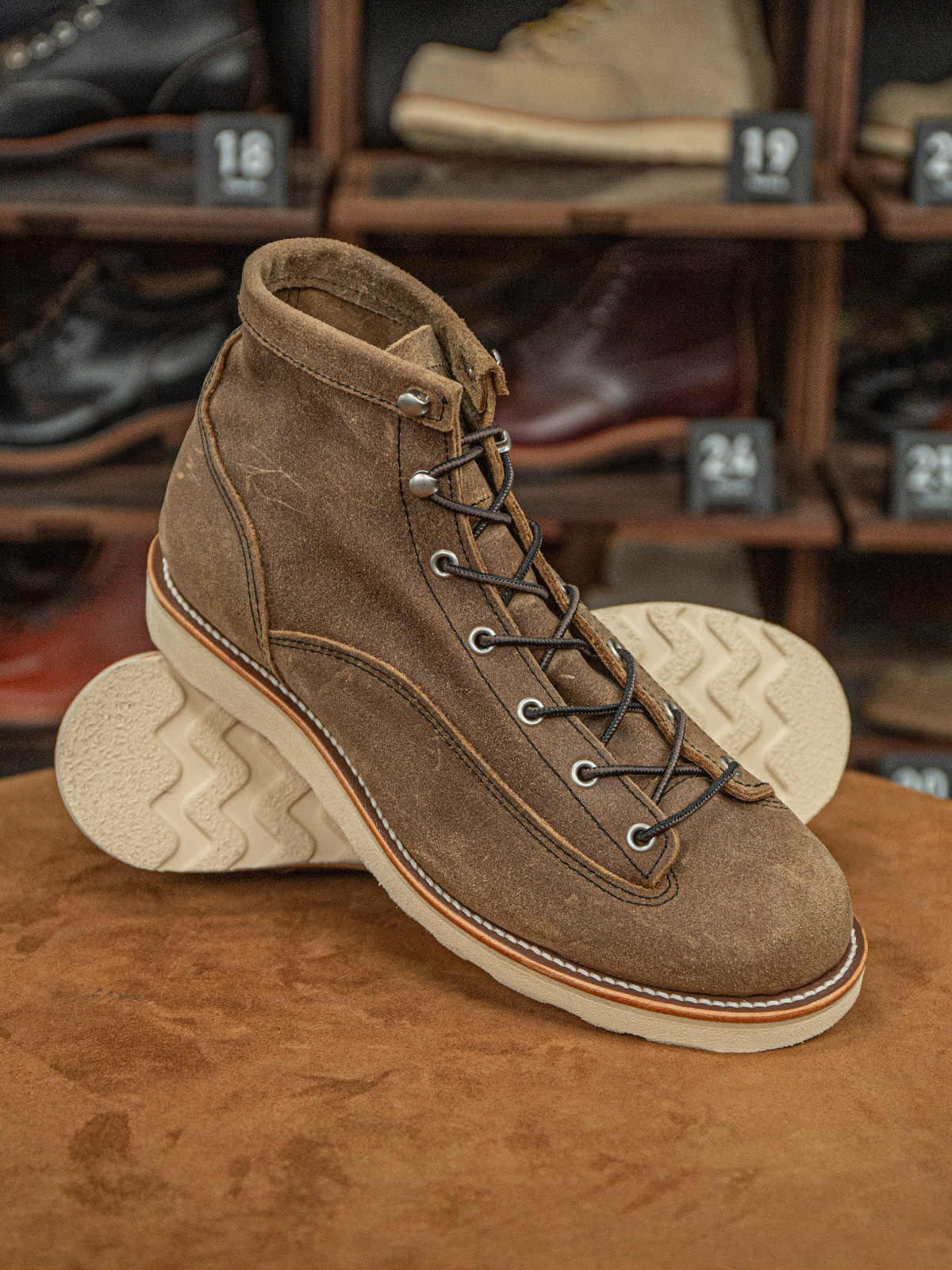 Suede Mens High-top Work Boots