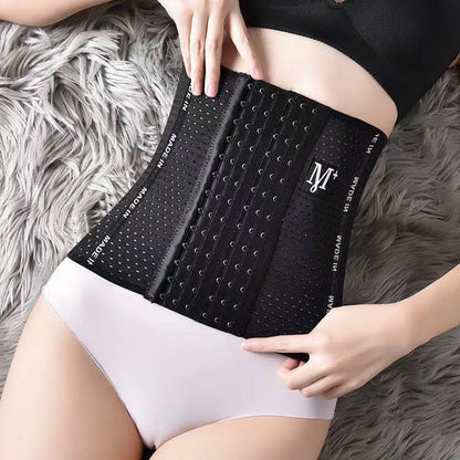 Cross-Border 6-Row 13-Buckle Abdominal Belt Waist Trainer For Sports And Fitness, Body Shaping, Postpartum Belly Band For Women