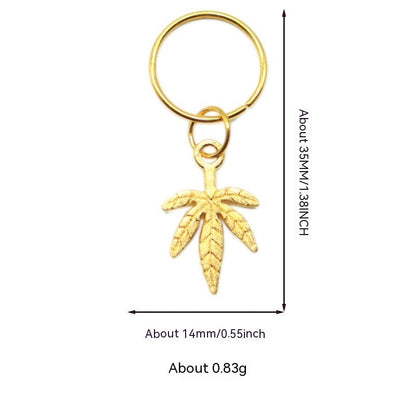 XINGX Lightning Shell Hair Ring with Small Pendant