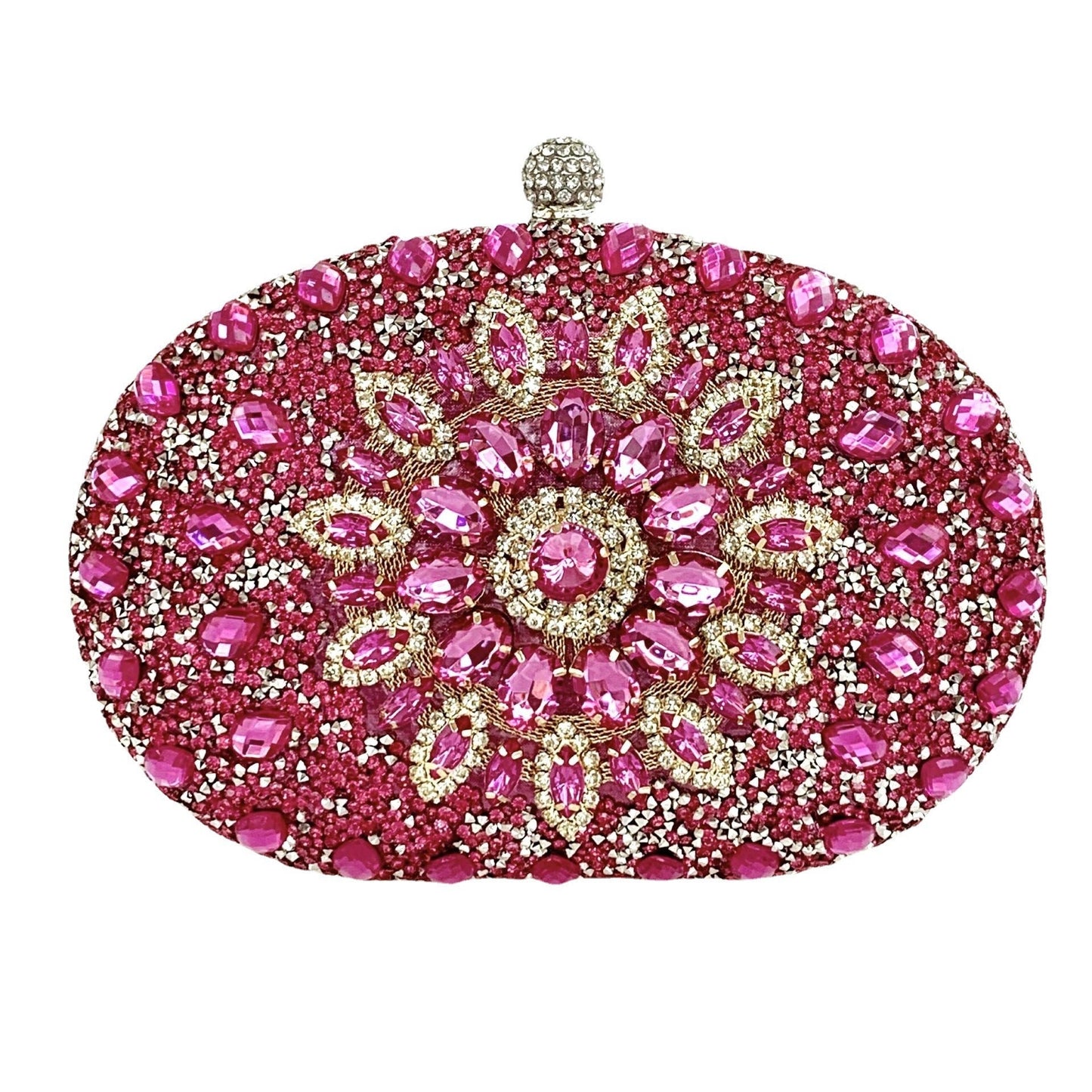 European And American Womens Evening Clutch Diamond-embellished Bag