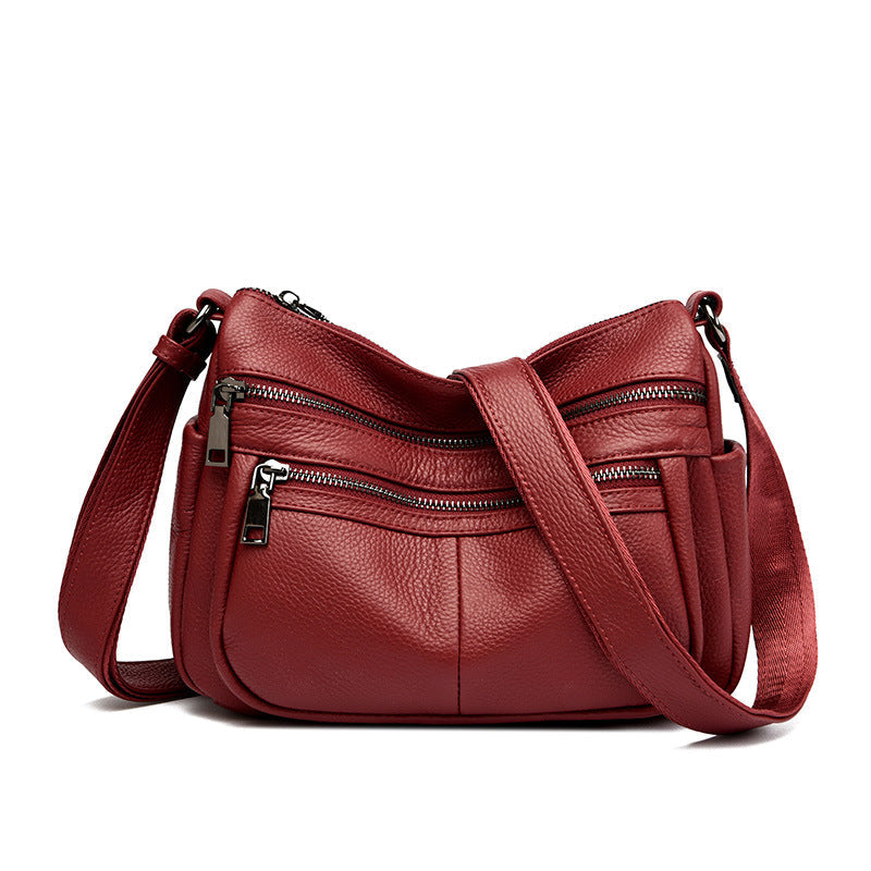 New Bags Women's High-grade Leather Tote First Layer